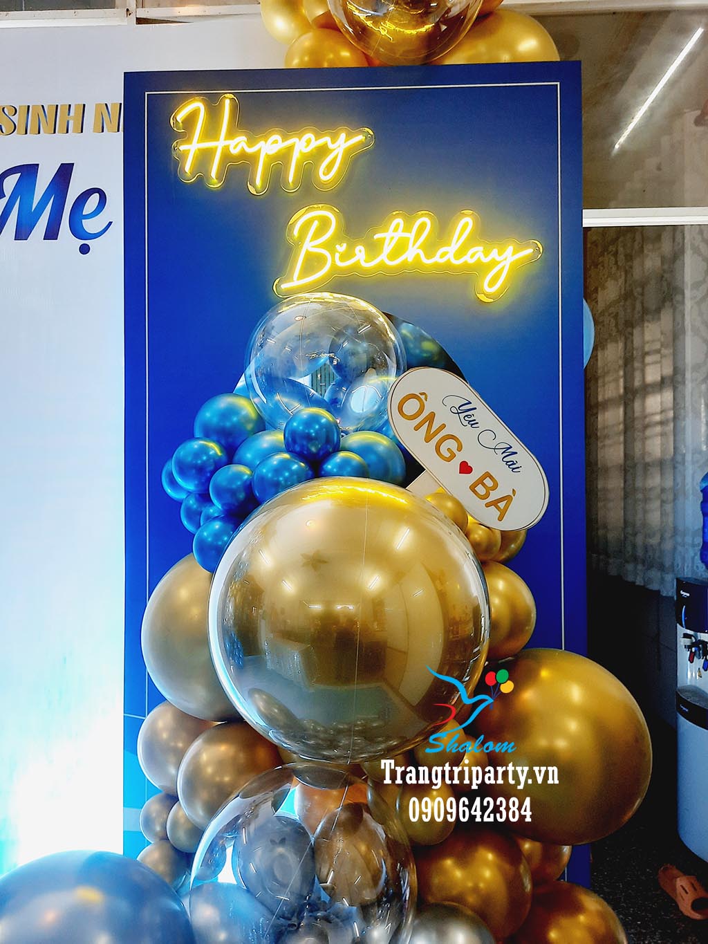 Trang trí mừng sinh nhật Ba Mẹ 4 backdrop sinh nhat 1