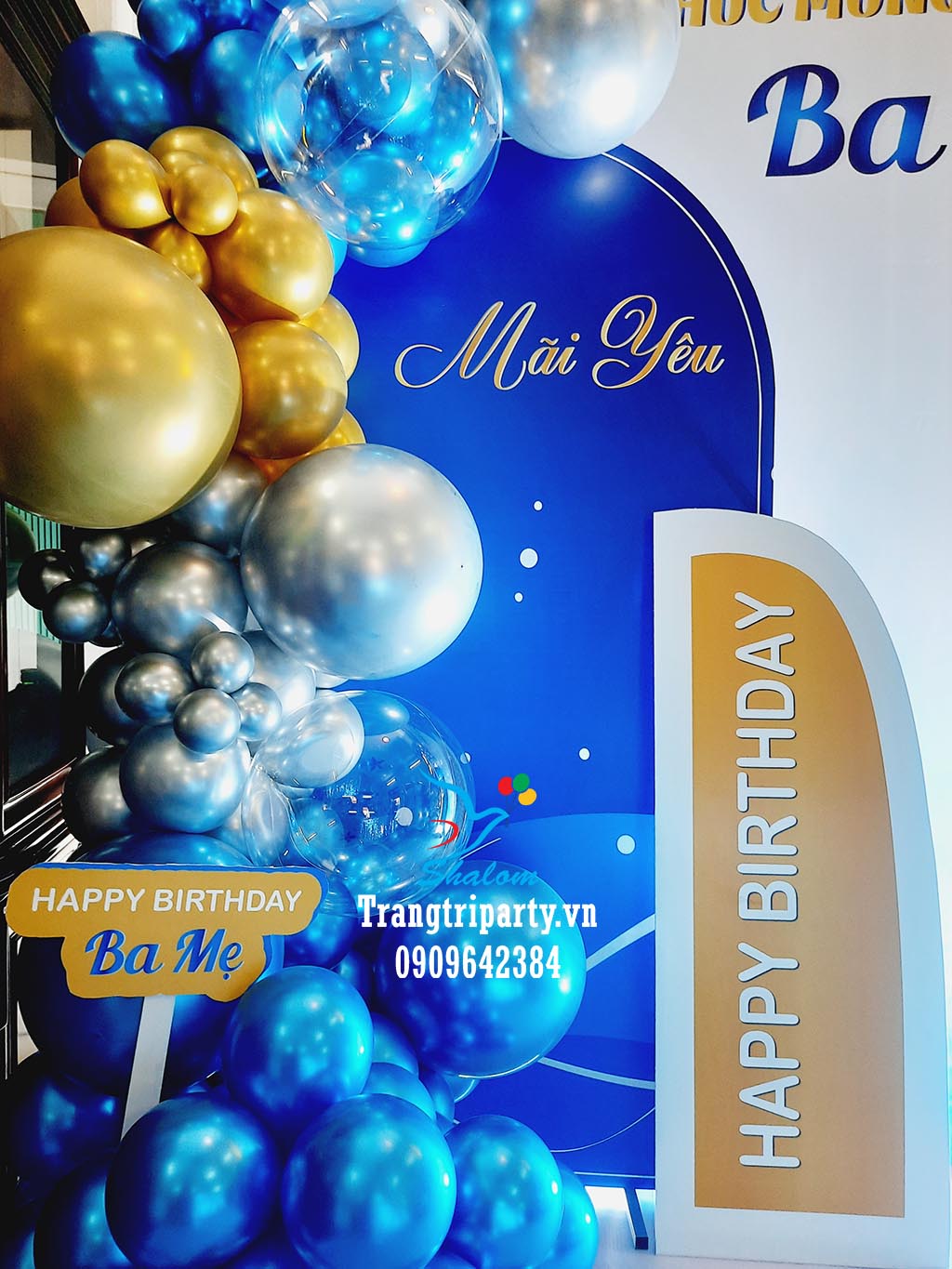 Trang trí mừng sinh nhật Ba Mẹ 5 sinh nhat ba me