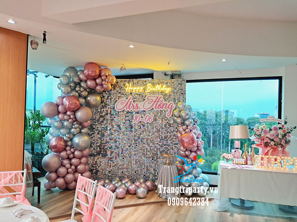 Trang trí sinh nhật đẹp lung linh 4 sinh nhat nguoi lon