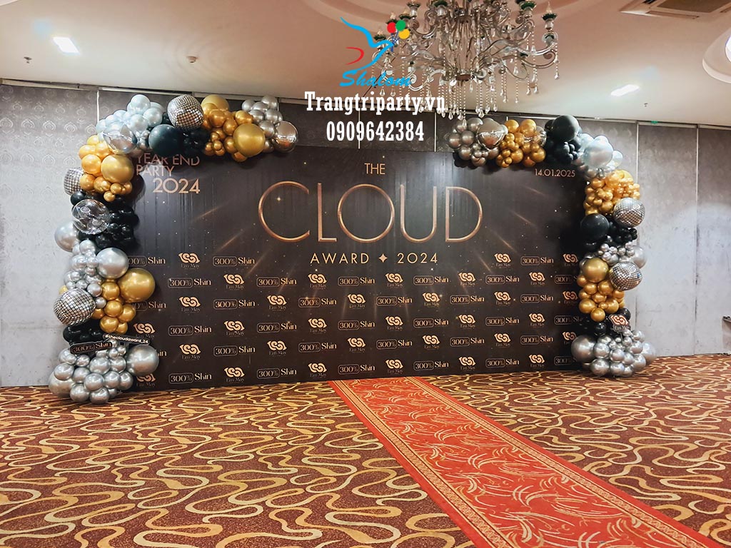 Khung backdrop tiệc tất niên công ty 4 trang tri tiec cuoi nam 1