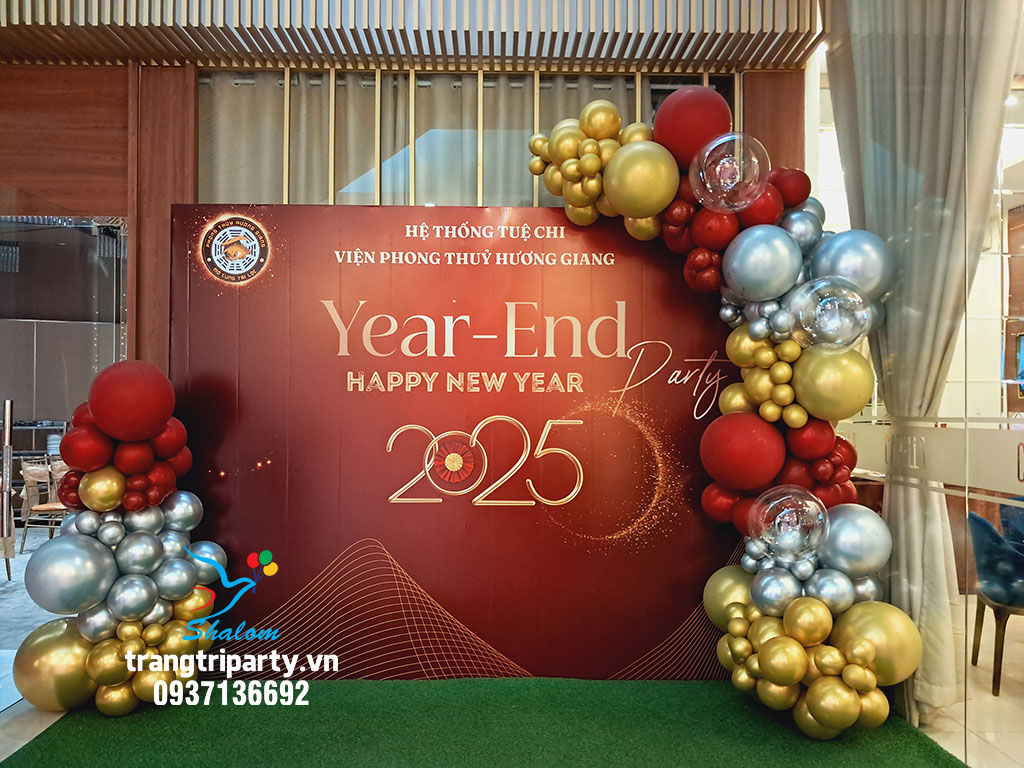 Trang trí tất niên và mừng năm mới 2 trang tri year end party 1