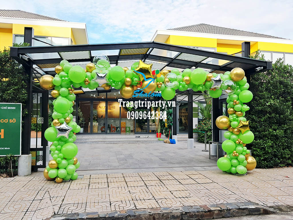 Khung bong bóng trang trí khai giảng 5 trang tri bong bong tphcm